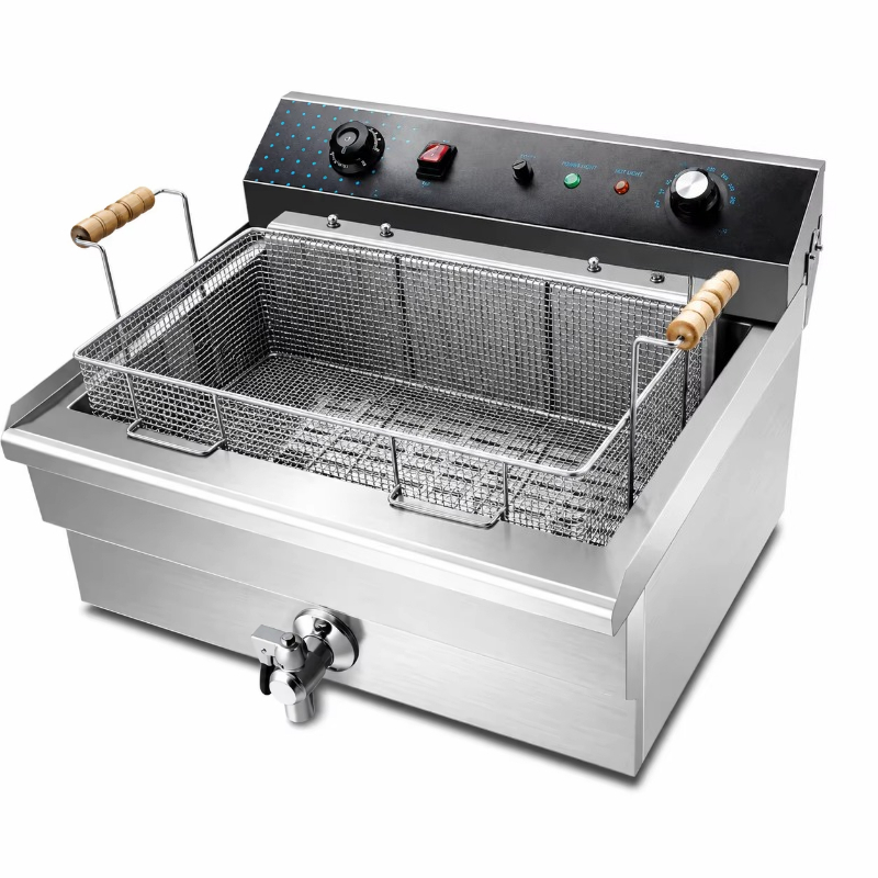 Induction Cooker Commercial - Friteuse électrique commerciale 30L en acier