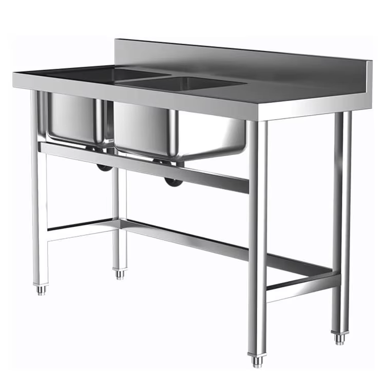 Commercial Kitchen Double Sink - Équipement de cuisine pour hôtel commercial,