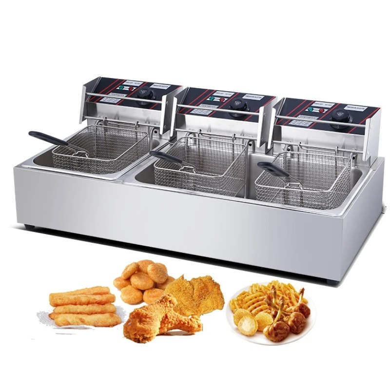 Induction Cooker Commercial - Friteuse automatique commerciale 1 en acier