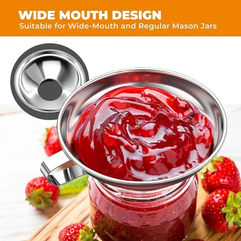 Commercial Kitchen Utensils - Entonnoir de remplissage en acier inoxydable