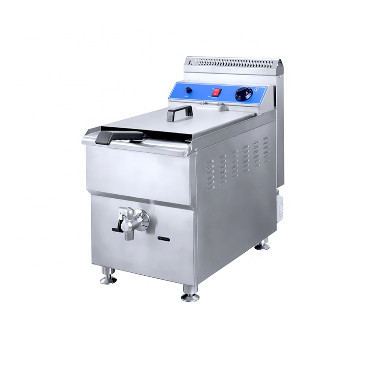 Commercial Kitchen Outlets - Friteuse professionnelle pour cuisine avec sortie