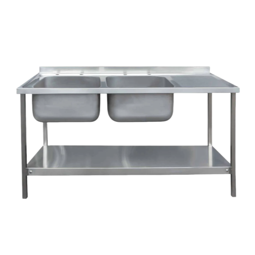 Évier de cuisine de Restaurant - Commercial Kitchen Double Sink avis et prix