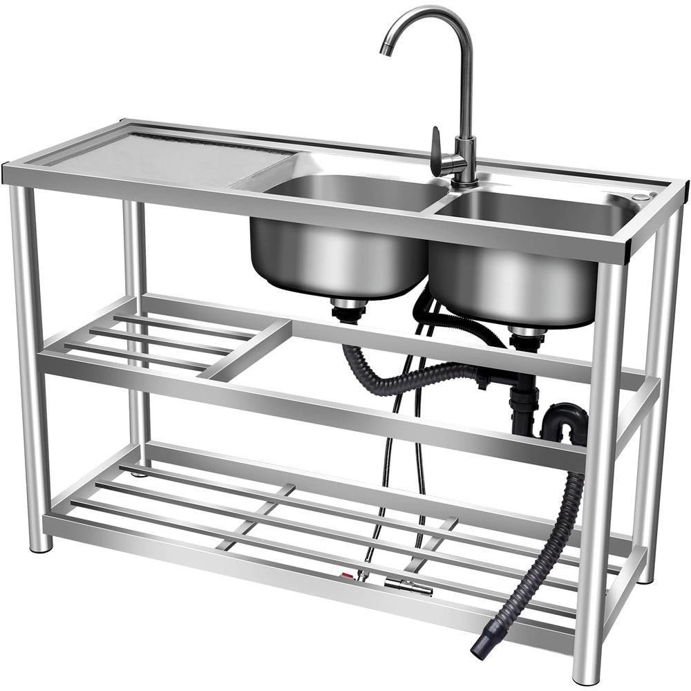 Ensemble de cuisine profession - Commercial Kitchen Double Sink avis et prix