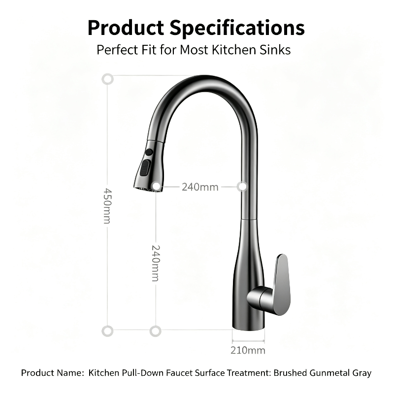 Robinet de cuisine extractible - Commercial Kitchen Tap With Spray avis et prix