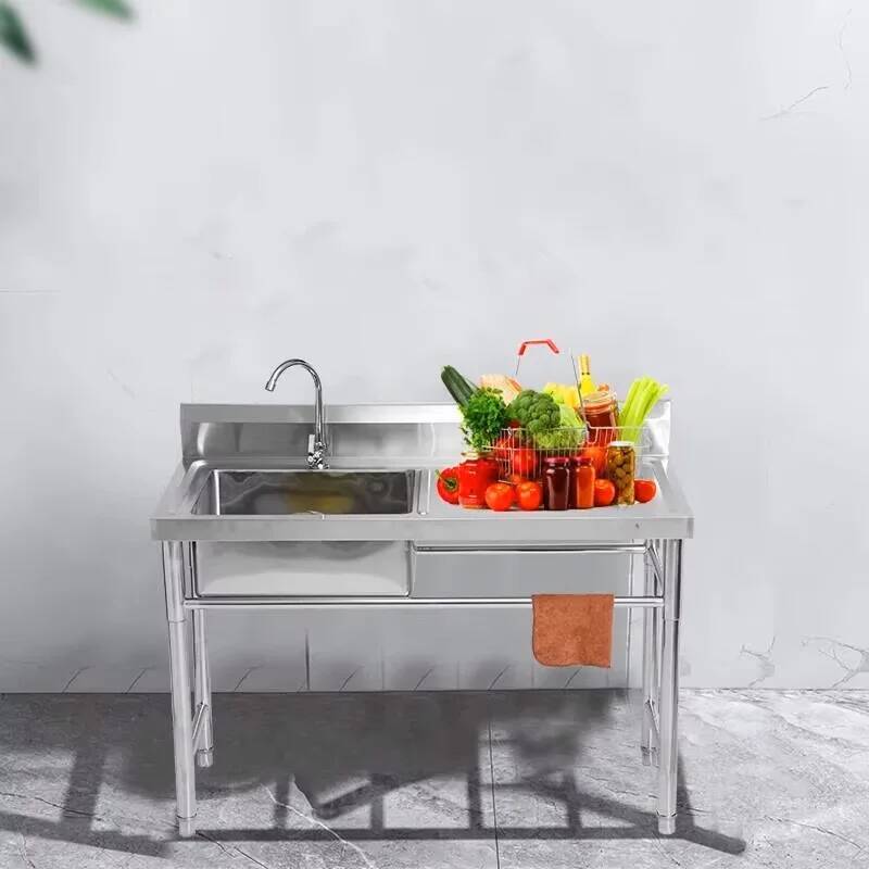 Évier de cuisine commercial en - Commercial Kitchen Double Sink avis et prix