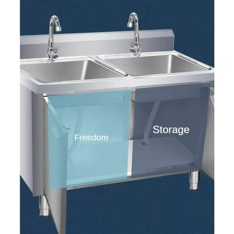 Éviers de cuisine commerciaux  - Commercial Kitchen Double Sink avis et prix