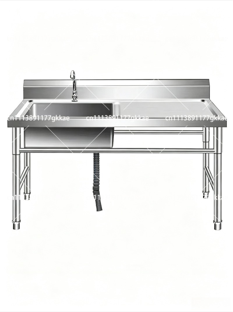 Évier de cuisine en acier inox - Commercial Kitchen Double Sink avis et prix