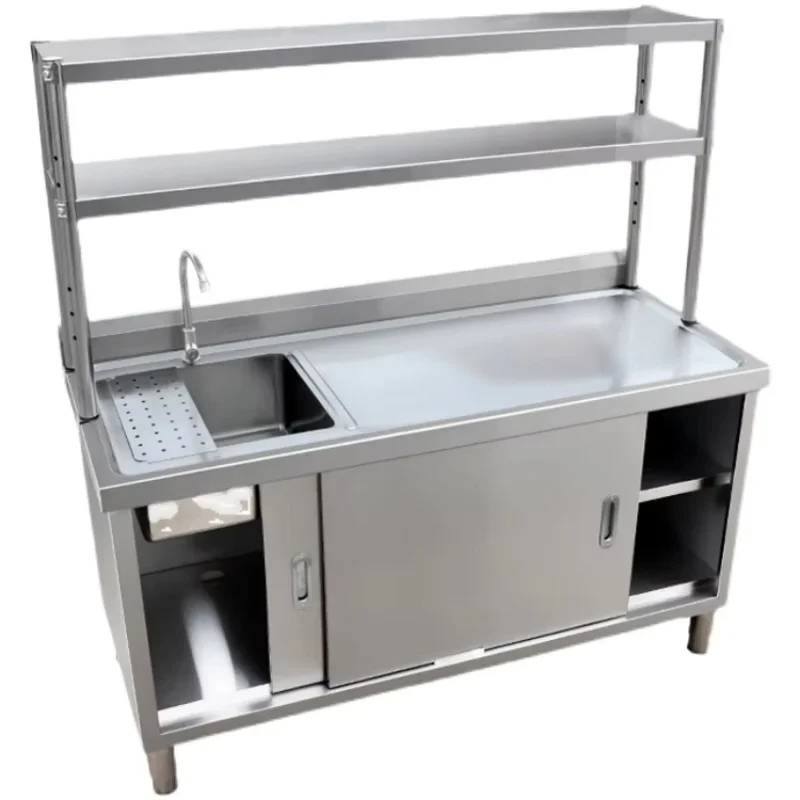 Évier double bac en acier inox - Commercial Kitchen Double Sink avis et prix
