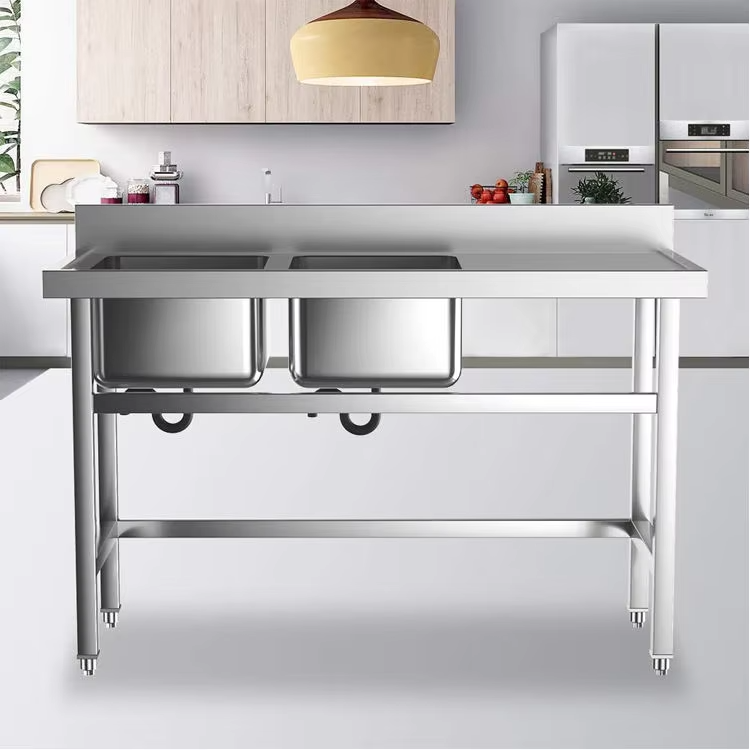 Équipement de cuisine pour hôt - Commercial Kitchen Double Sink avis et prix
