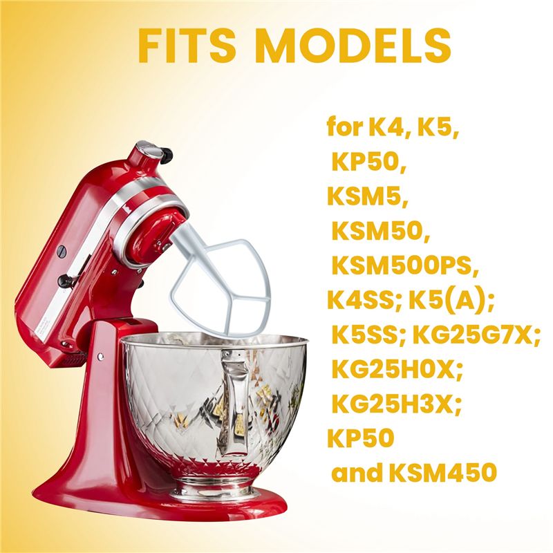 Batteur plat enduit pour mélan - Commercial Kitchen Aid Mixer avis et prix