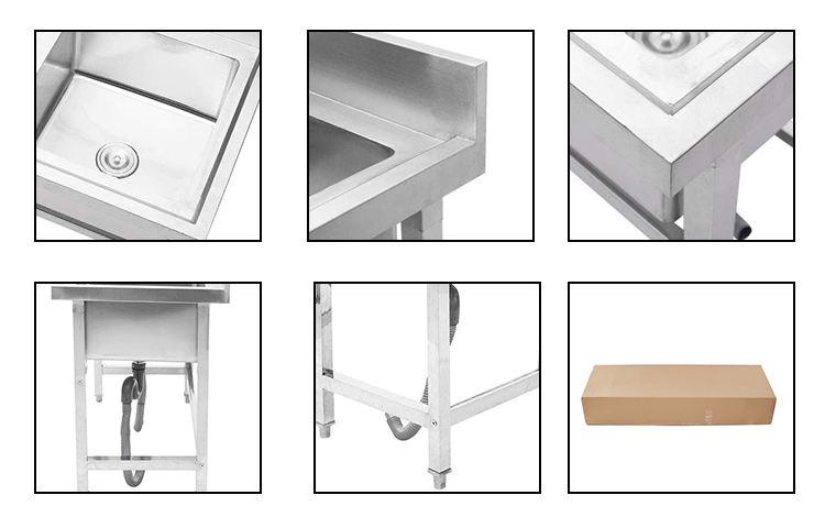 Éviers de cuisine professionne - Commercial Kitchen Double Sink avis et prix