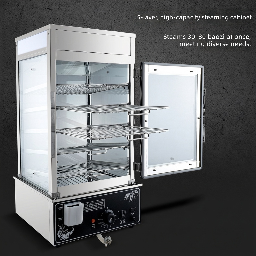 Cuiseur vapeur électrique à 5  - Commercial Steamer Cabinet avis et prix