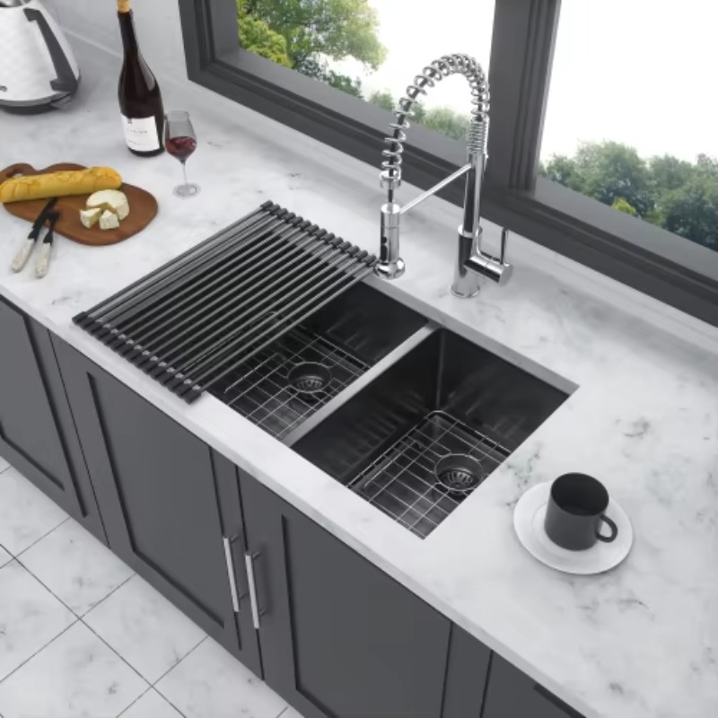 Évier de cuisine double modern - Commercial Kitchen Double Sink avis et prix