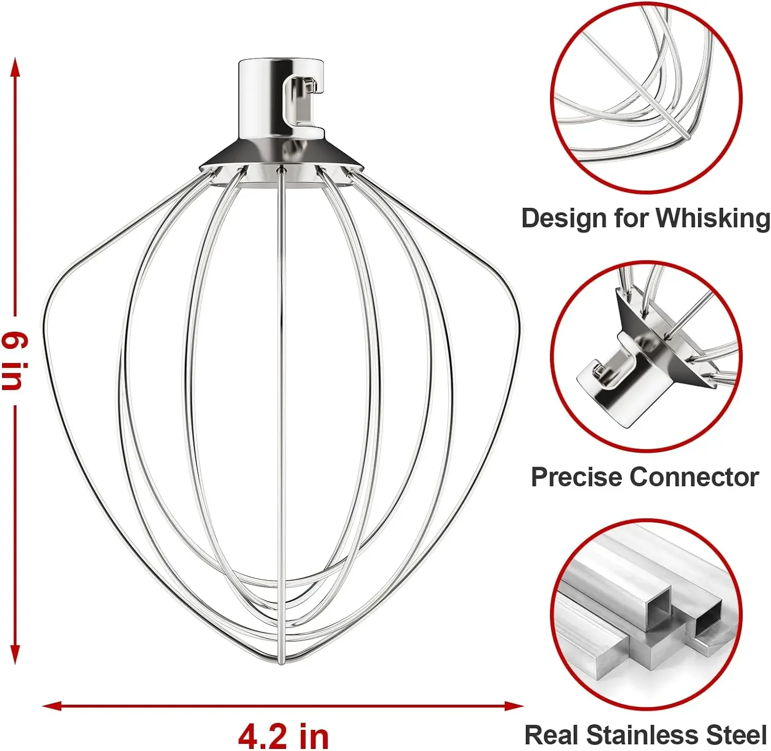 K45WW Accessoire de fouet à 6  - Commercial Kitchen Aid Mixer avis et prix