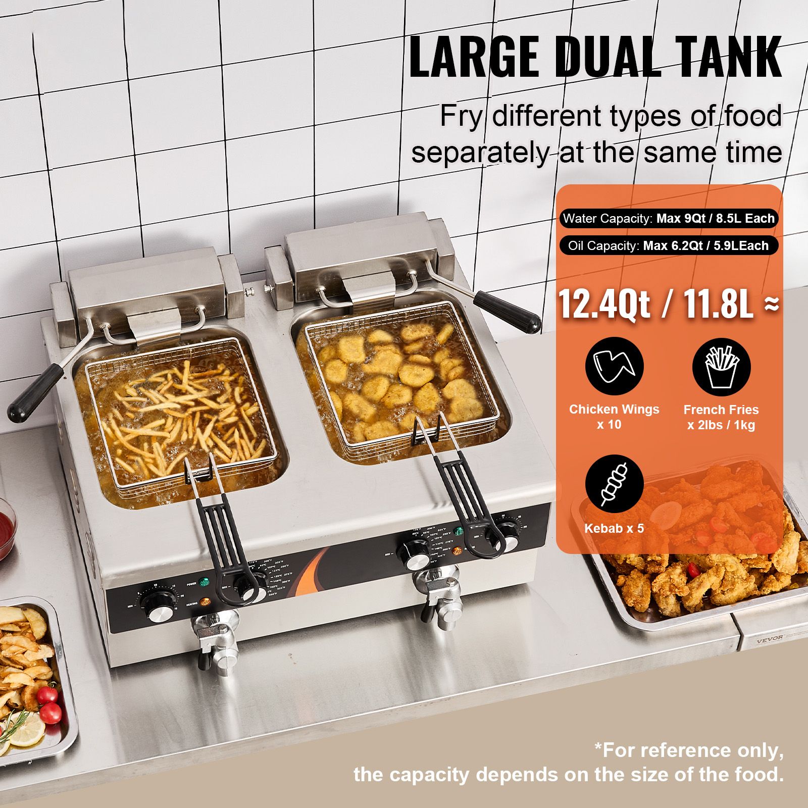 Friteuse professionnelle 3500W - Induction Cooker Commercial avis et prix