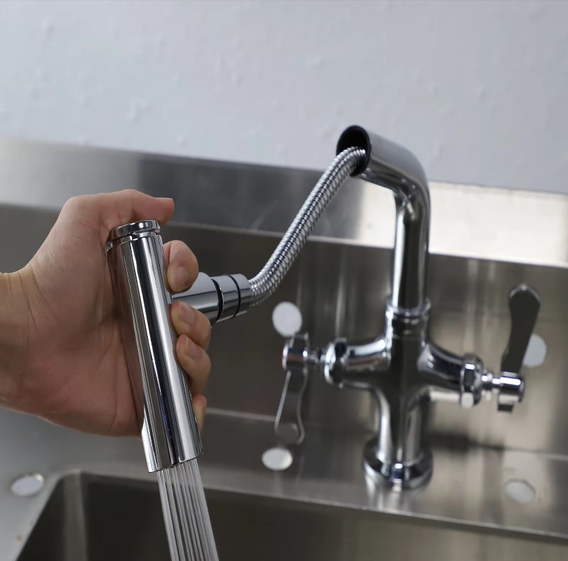 Robinet de cuisine extérieur c - Commercial Kitchen Double Sink avis et prix