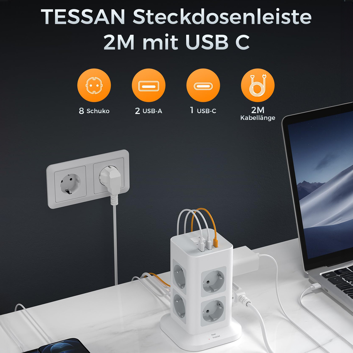 TESSAN tour multiprise multi p - Commercial Kitchen Outlets avis et prix
